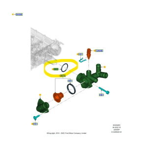 Original Ford Transit / Custom 2.2TDCI Dichtung Thermostat 1130311 NEU