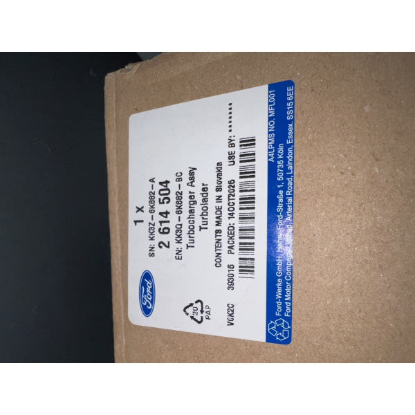 Original Ford Transit / Custom Turbolader Heckantrieb 2.0 EcoBlue 2614504 NEU